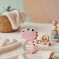 Load image into Gallery viewer, Dino Silicone Teether for Babies (3+ Months)