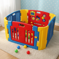 Load image into Gallery viewer, Baby Playpen – Play Yard – Blue and Red
