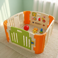 Load image into Gallery viewer, Baby Playpen - Play Yard – Beige and Green