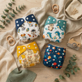 Load image into Gallery viewer, Reusable Cloth Diaper with Absorbent Insert Pad – Set of 4