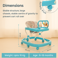 Load image into Gallery viewer, Foldable Baby Walker for 6-18 Months
