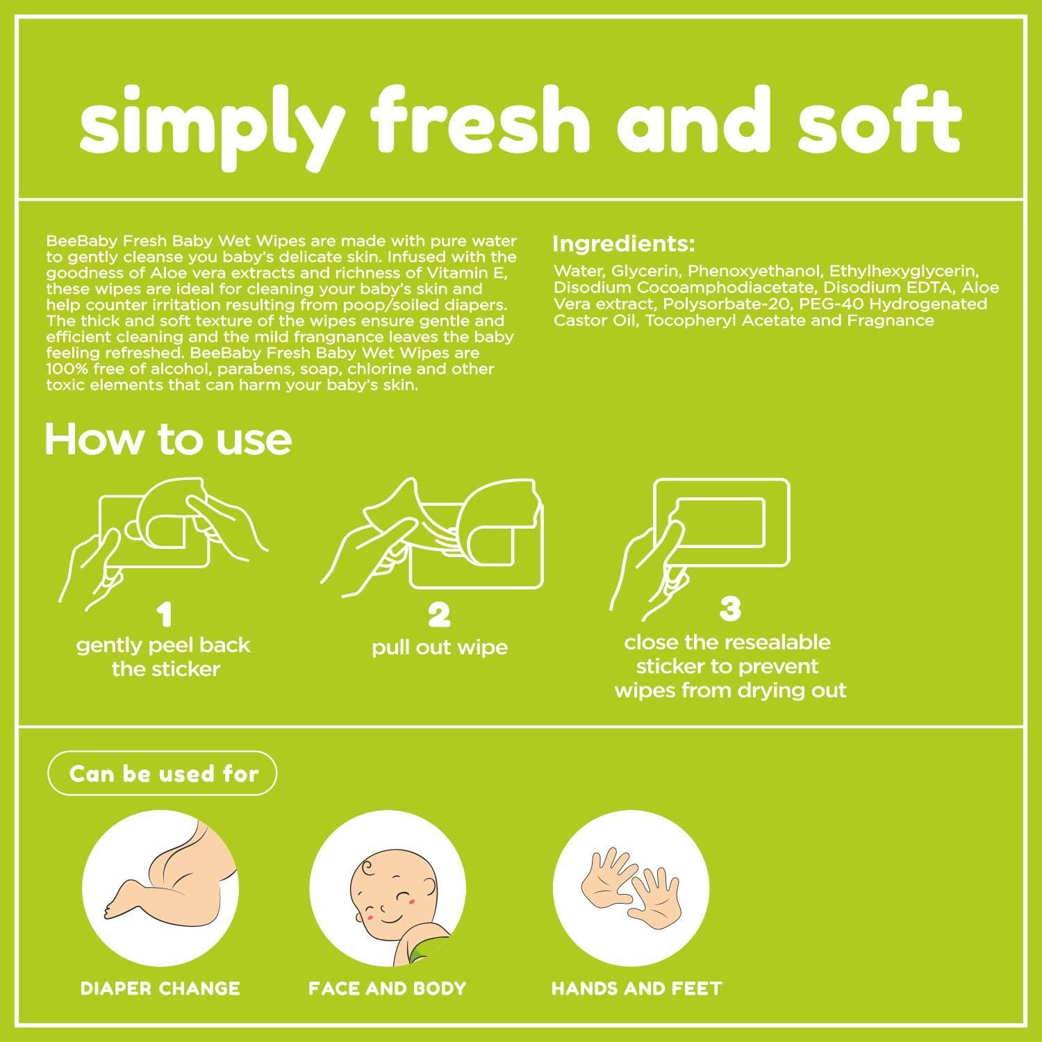 Beebaby Fresh Baby Wet Wipes