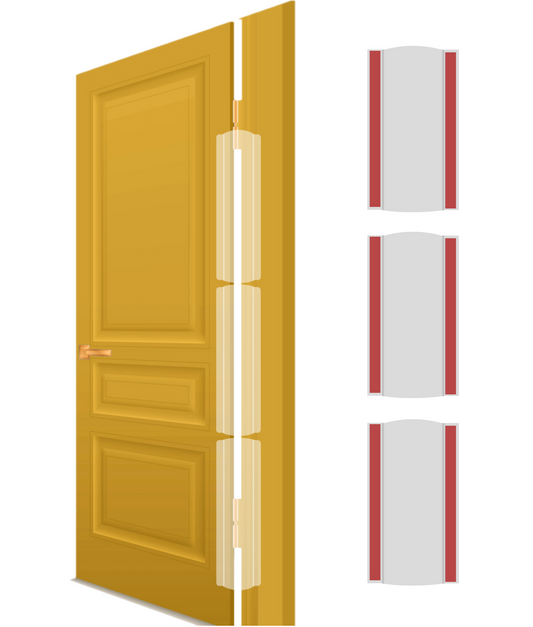 Baby Proofing Finger Pinch Door Crack Protector (Pack of 3)