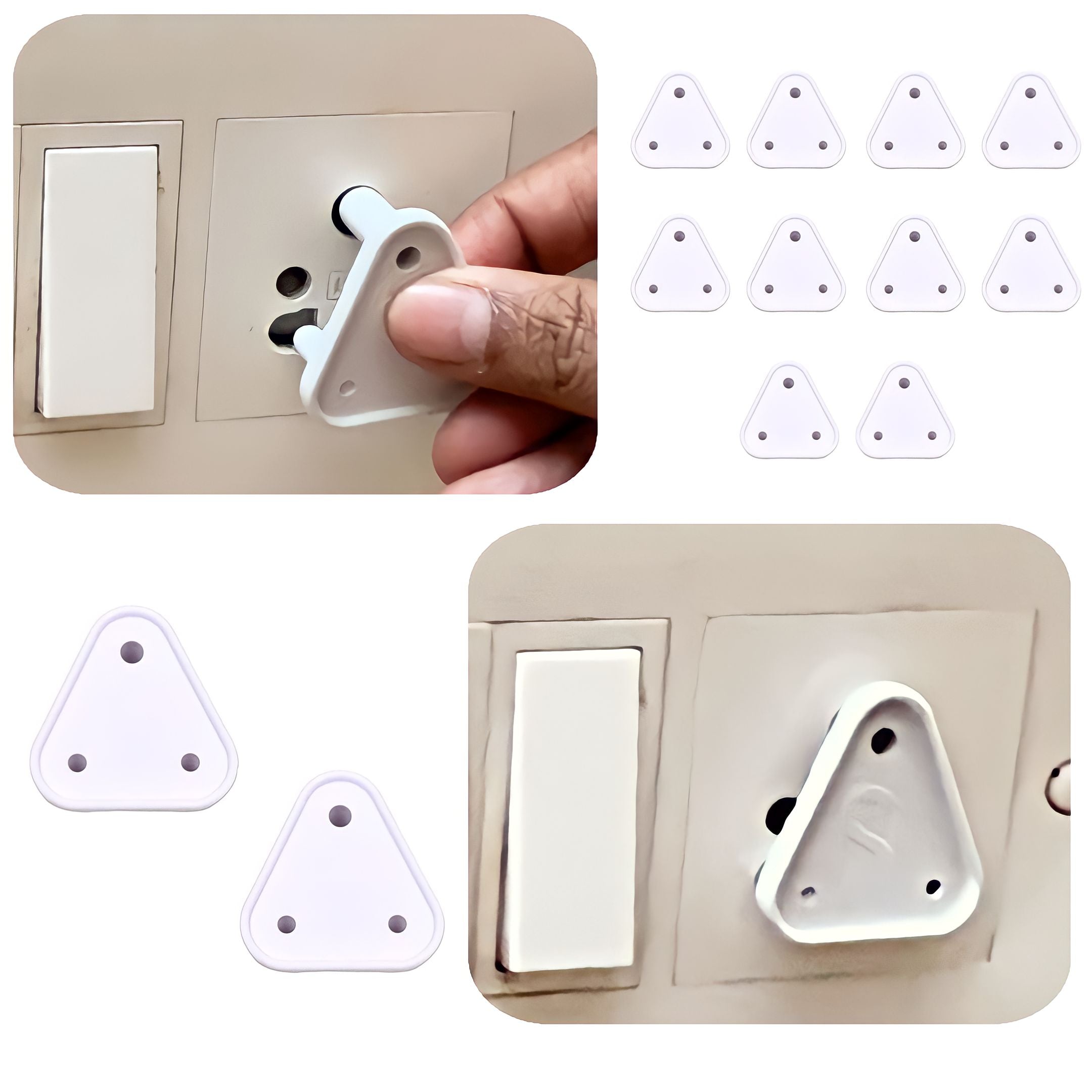 Baby Proofing Electrical Socket Plug Cover - Pack of 12