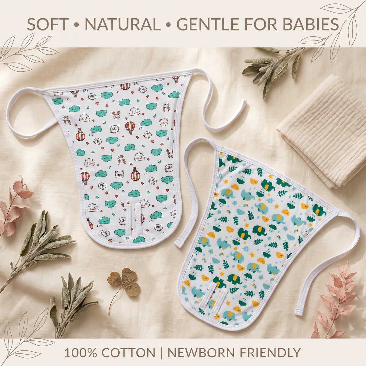 Reusable Cotton Nappy for Babies – Pack of 6