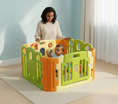 Load image into Gallery viewer, Baby Playpen –  Play Yard - Green and Yellow
