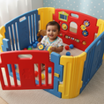 Load image into Gallery viewer, Baby Playpen – Play Yard – Blue and Red

