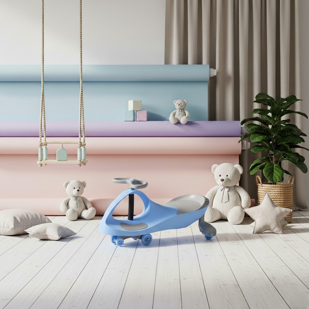 Buzzy Ride-On Swing Car | Premium Toddler Ride-On Toy for 1-3 Year Old