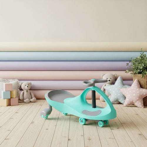 Blushbaby Buzzy ride-on swing car for toddlers