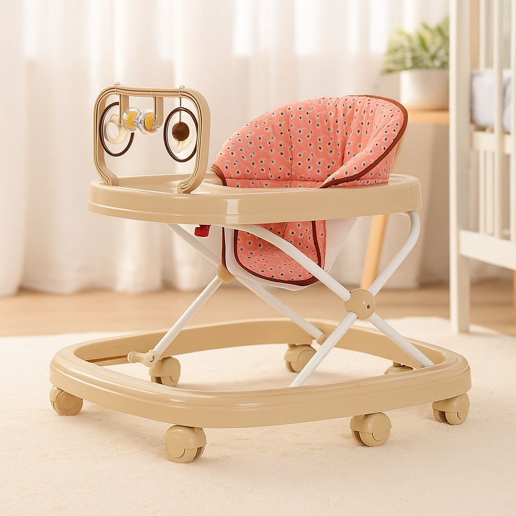 Foldable Baby Walker for 6-18 Months