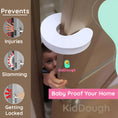 Load image into Gallery viewer, Baby Proofing Finger Pinch Door Guard
