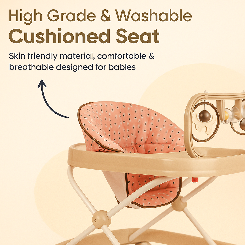 Foldable Baby Walker for 6-18 Months