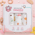 Load image into Gallery viewer, 100% Cotton Muslin Swaddle Blankets – Pack of 2 - Car/ Koala
