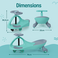 Load image into Gallery viewer, Buzzy Ride-On Swing Car | Premium Toddler Ride-On Toy for 1-3 Year Old
