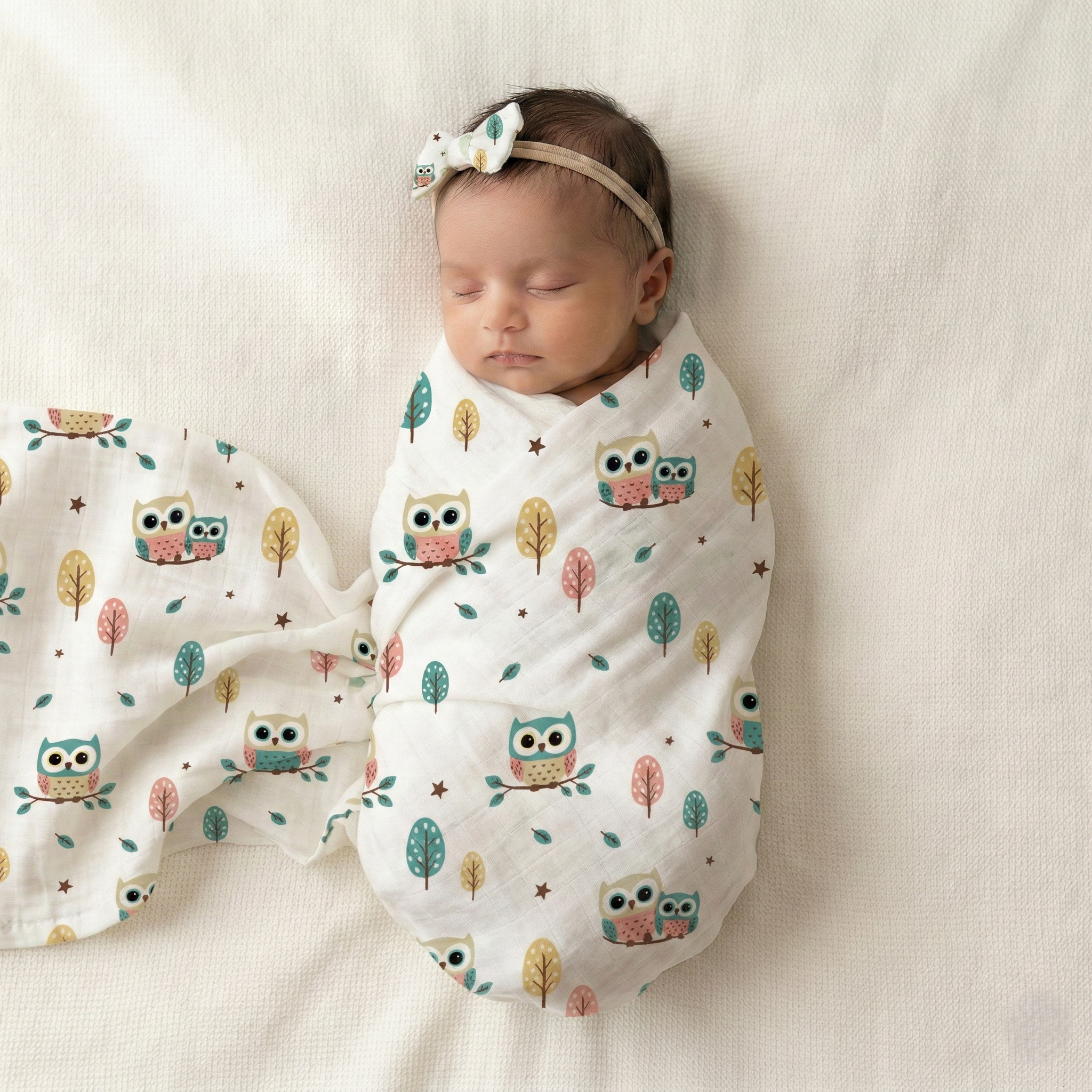 100% Muslin Swaddle Blankets – Pack of 2