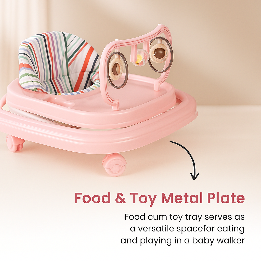 Foldable Baby Walker for 6-18 Months